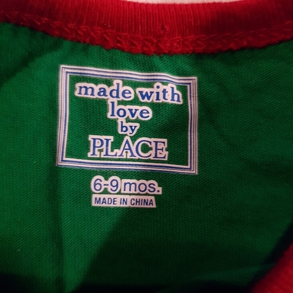 Holiday Christmas bodysuit diaper shirt 6-9 months - Picture 3 of 4